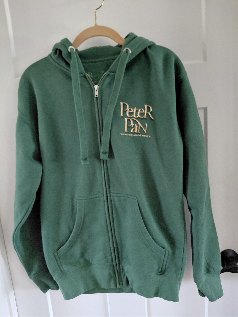 Peter Pan Green Zip-Up Hoodie